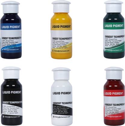 CHEMZEST Highly Concentrated Drop Goes Long Pigments SEP Pigments Silicone Decorative Platter
