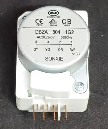 GoodsBazaar Defrost Timer DBZA-804-1G2 Suitable for Frost Free Refrigerators MATCH & BUY. Defrost Timer