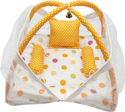 KAMAL CHILD CARE Laddu Gopal Bed 0 to 6 No. Laddu Gopal Ji Jhula, Thakur ji Bed Dress