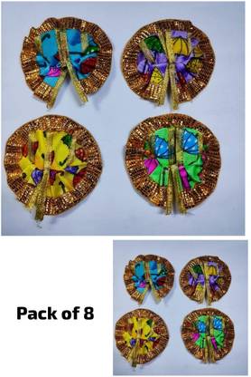 gofii Laddu gopal size 0 dress pack of 8 (very small size), Kanha ji, Krishna, Bal gopal Dress