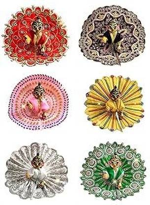 PARTISH Partish Laddu Gopal Dress Size 0,Pack Of 6, Kanha Ji, Krishna ji, Thakur Ji, Ladoo Gopal Dress