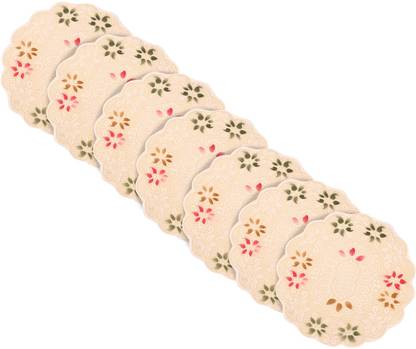 SGYT Multipurpose Pooja Thali Designer Thal Posh Plate Cover Combo of 7; 50x50 cm Cotton