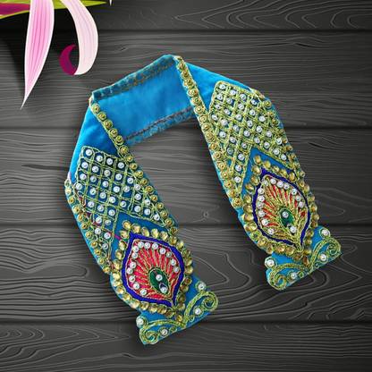 Shopperduniya Handmade Heavy Moti Work Dupatta for Idol 28 inches Dress