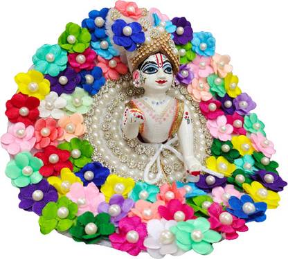 tilak shringar laddu gopal ji janmashtami special fancy heavy dress with choli/pagadi (size 3) Dress