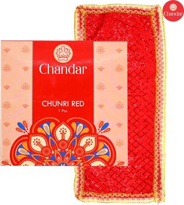 CHANDAR MATA Red Chunri / Devi Maa Chunri / Durga Devi Chunri Dress