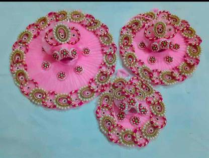 RishiGyan Laddu Gopal, Krishna Ji, Thakur ji, Bal Gopal, for 5 no. with Pagadi Dress