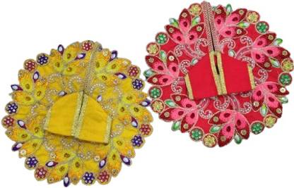 Kanhaji Set of 2 Ladu gopal ji fancy drses (size 5) Dress