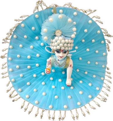 tilak shringar laddu gopal ji janmashtami special heavy fancy dress with choli/pagdi(size5) Dress