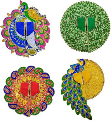PARTISH Laddu Gopal Dress size 5, Set Of 4 Poshak Dress