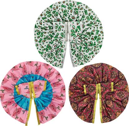 Ecommall Laddu Gopal Dress Size 5 No Cotton Summer Poshak Combo Set Kanha ji Big God Dress