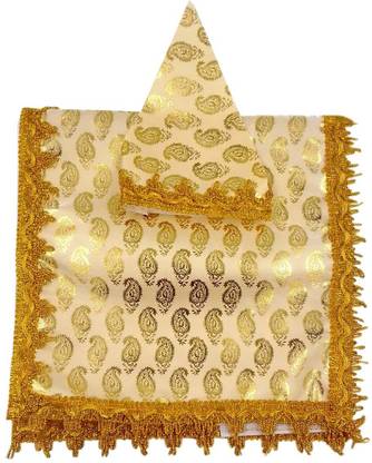 shinde exports Shirdi Sai Baba statue dress/ shawl/ cloth poshakh for 18 inches (6 no. idol) Dress