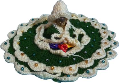 Hridyansh Laddu Gopal 6 Number woolen Dress Diameter 12 inch Dress