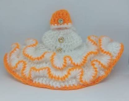 BAL GOPAL Laddu Gopal wollen Dress Lenght 12 cm long Dress