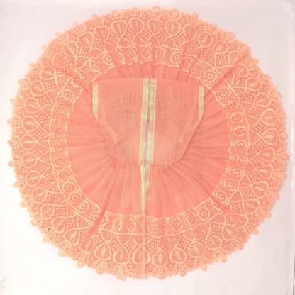 gopal ji 7 no. Laddu Gopal ji Chikankari pure cotton and net mix gopalji dress Dress