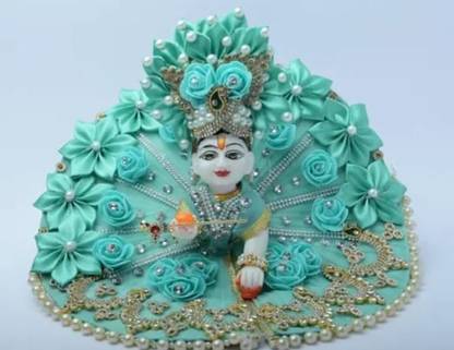 Radhey creation mart Laddu gopal Satan flower dress (size0) Dress