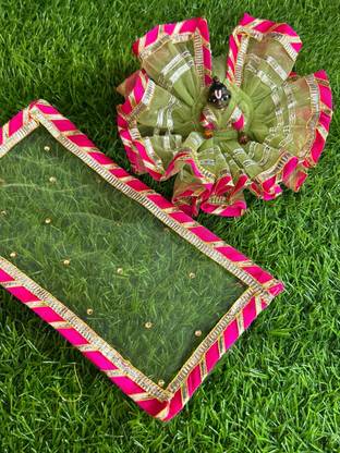 Laddu Gopal Ji Radha Rani Dress Net Size 0.1.2 Dress