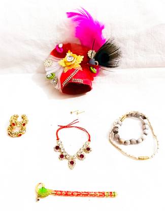 Laddu Gopal Ji Very Beautiful Designer Ornaments For Kanha Ji And Size No. 5, 6 & 7 Deity Ornament