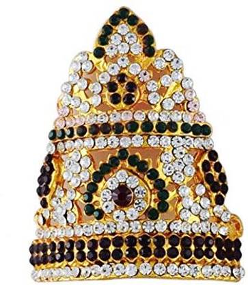 usha gold Deity God Jewelley Crown for all Gods and Goddesse Deity Ornament
