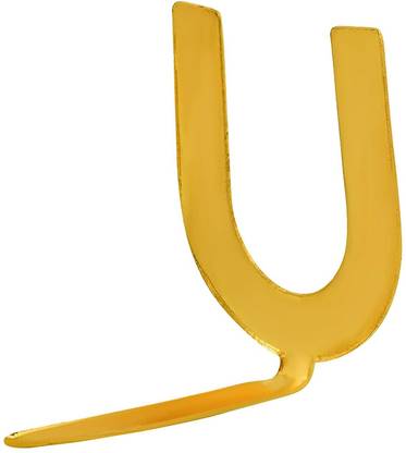 DULCI Golden Vaishnav (Urdhva Pundra) U Shape Forehead Teeka Puja Tool Deity Ornament Deity Ornament
