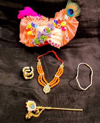 Laddu Gopal Ji Very Beautiful Designer Ornaments For Kanha Ji And Size No. 8, 9 & 10 Deity Ornament