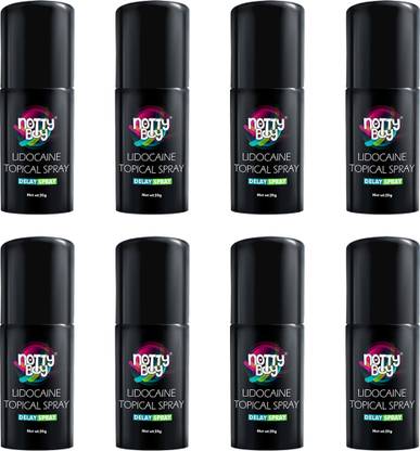 NottyBoy Lidocaine delay Spray For Men- Pack of 8