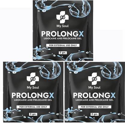 My Soul Prolong X Delay Gel for Men Pack of 30 Sachets Lubricant