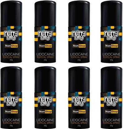 NottyBoy Lidocaine delay Spray For Men- Pack of 8