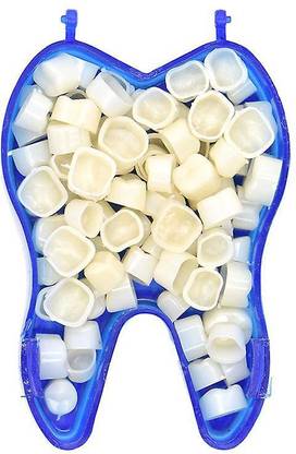 PRAKDENT Dental Teeth Molar Crown Cap Temporary 50 pc Dental Elevator