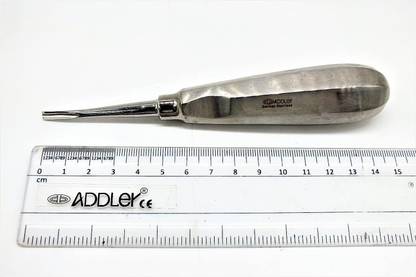 ADDLER Dental Coupland Elevator Straight 3B Life Time Anti Rusting Warranty. Dental Elevator