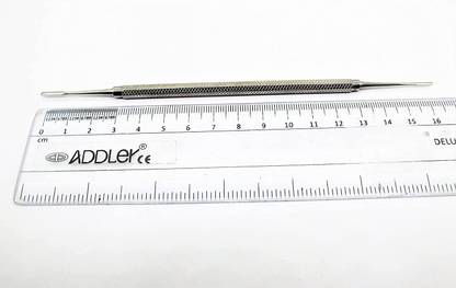 ADDLER DENTAL CHISEL DOUBLE ENDED SERRATED AUTOCLAVABLE, 6 MM HANDLE. Dental Elevator