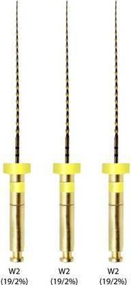 Waldent Wal-flex Gold Rotary Files 19mm - W1 (17/8%) - Safe Orifice opener| Autoclavable Dental Elevator