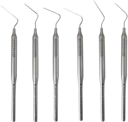 Waldent Dental Root Canal Spreaders Set of 6 (K15/4) Dental Elevator