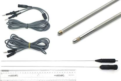 ADDLER Laparo Monopolar & Bipolar Ball electrodes with Monopolar/Bipolar cable Dental Elevator