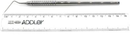 ADDLER Dental Endo Probe Single Ended. Premium Solid 6 MM. Qty-1. Dental Elevator