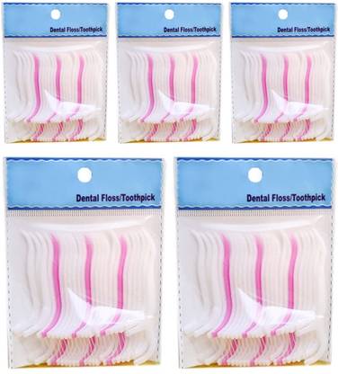 SONEEV MART Dental Floss With Handle Flosser For Teeth Flossing Thread Toothpick