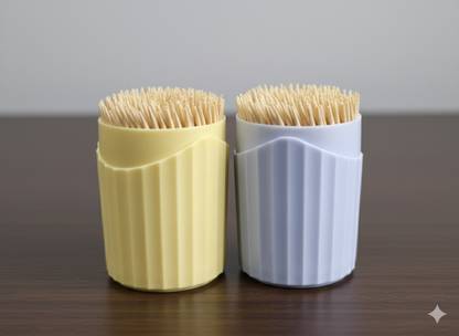 Hazee and Harry Bamboo Toothpicks 2 Packs of 250 Toothpick Sticks (500 Sticks) (6 cm, Pack of 2)