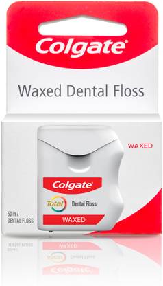 Colgate Total Waxed Dental Floss - 50m