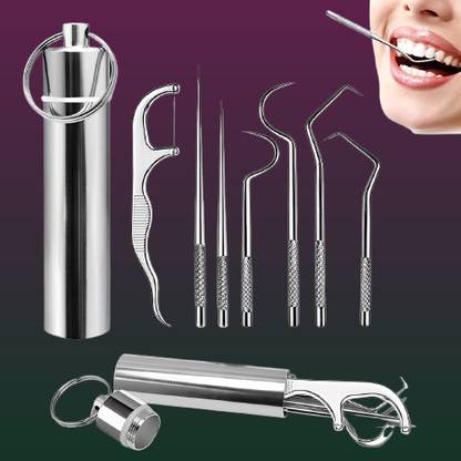 juggaris Set of 7 Durable Steel Teeth Care Set