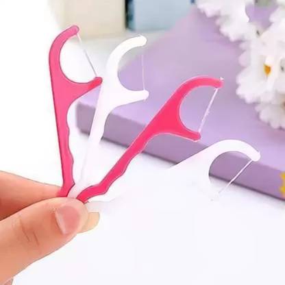 ShopCircuit Cleaning Dental Floss Tooth Picks Stick Set for Clean Teeth 20PCS