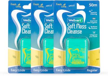 Wellvart Soft Floss Cleanse Fresh Lime