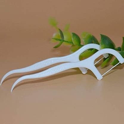 Mobfest ® 3 in 1 Dental Floss Flosser Picks Toothpicks Stick for Teeth Cleaner.