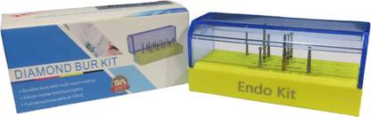 Nexus Medodent Diamond Endo Bur Kit Fast Preparation Kit (1Pack/8Pc) Dental Implant