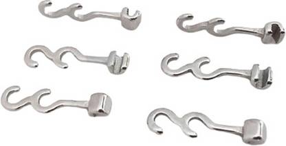 Nexus Medodent Dental Spiral Crimple Hook Double (10 Pcs/Pk) Orthodontic Accessories Appliance Dental Implant