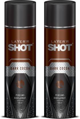 LAYER'R Shot Dark Cocoa Deodorant Spray  -  For Men