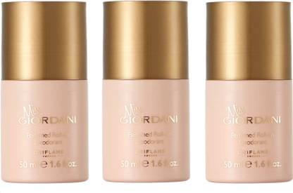 Oriflame GIORDANI GOLD MISS GIORDANI PERFUMED ROLL ON DEODORANT (3*50ml) Deodorant Roll-on  -  For Women