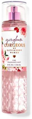 BATH & BODY WORKS Gingham Gorgeous Fine Fragrance Mist Body Mist  -  For Men & Women