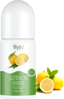 HYFIC Squeeze the Day: Lemon Underarms Roll-On - Ideal for All Genders Deodorant Roll-on  -  For Men & Women