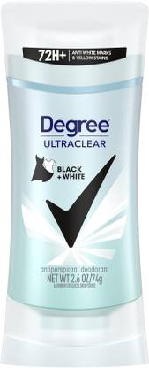 Degree MotionSense UltraClear Black+White Antiperspirant Deodorant 2.6oz Deodorant Stick  -  For Men & Women
