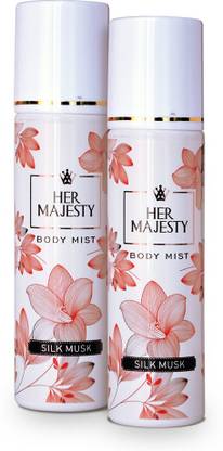 Her Majesty Combo Silk Musk, Perfume For Girl Body Mist  -  For Women