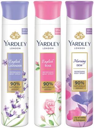 Yardley London Combo Set Deodorant Body Spray  -  For Women